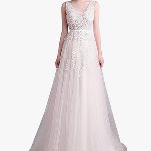 Ivory-Evening Cocktail Gown. Never worn